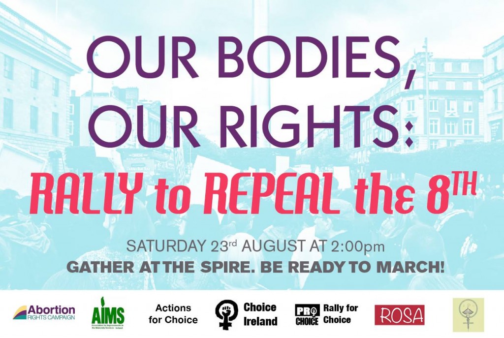 Our bodies Our Choice Rally to Repealthe8th
